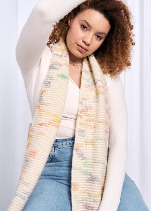 Apollo Beanie + Scarf in MODE at Rowan Colourmix - Downloadable PDF