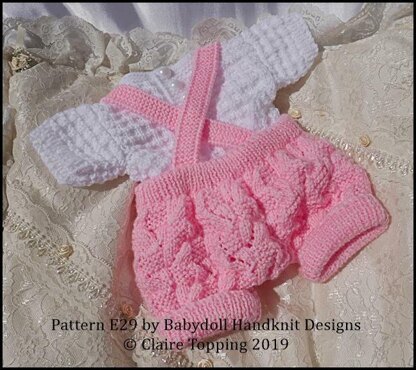 Traditional Shorts & Shirt Set 16-22” dolls/newborn/0-3m baby