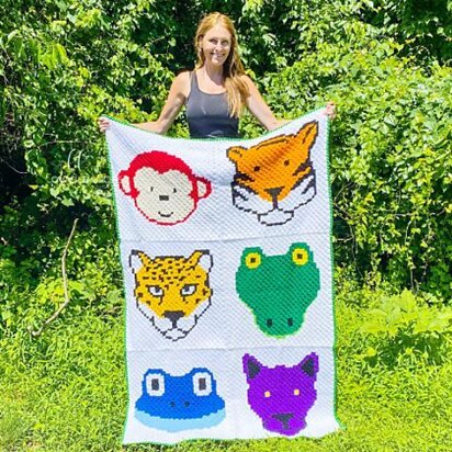 Jungle Animals Blanket