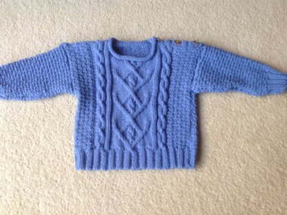 Baby Poonam Sweater in Berroco Comfort DK