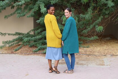 Ribbed Cardigan with Pockets