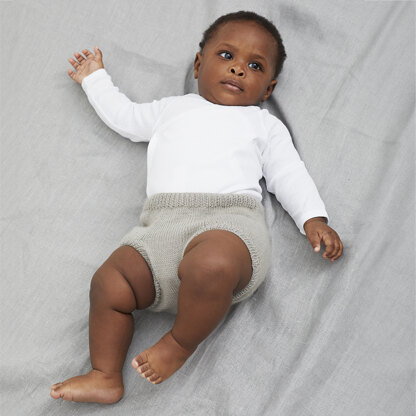 Orion Bloomers - Shorts Knitting Pattern For Babies in Debbie Bliss Luna
