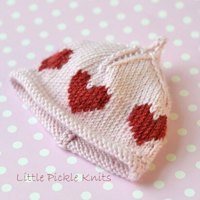 Baby beanie 'Little Hearts'