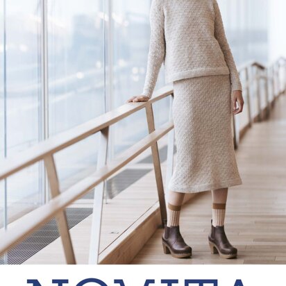 Eeva Knitted Skirt in Novita Nalle - Downloadable PDF