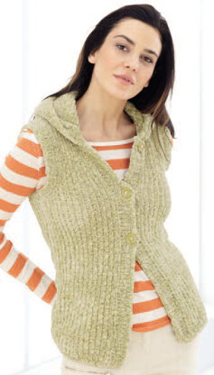 Hooded Jacket and Waistcoat in Sirdar Plushtweed - 7999 - Downloadable PDF