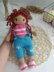 Doll Knitting Pattern - Knitted Doll Anyuta