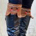 Peeping Gingerbread Boot Cuffs