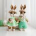 Amigurumi bunny, crochet rabbit, Spring bunnies