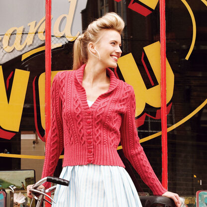 Debbie Bliss Rosa Cabled Cardigan PDF