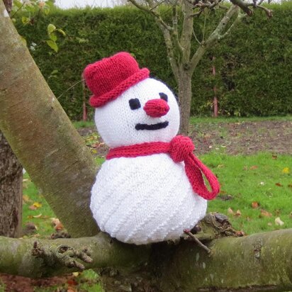 Strickanleitung Schneemann