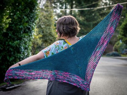 Leaf Line Shawl