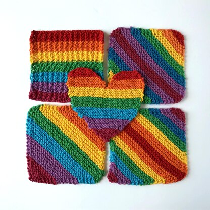 Rainbow Washcloths