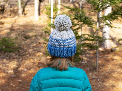 Pinstripe Color Block Chunky Hat Toque Baby Child Women