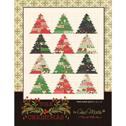 Moda Fabrics Tole Christams Quilt - Downloadable PDF