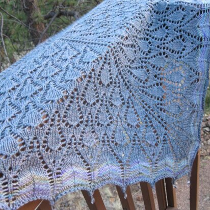 Raindrop Shawl