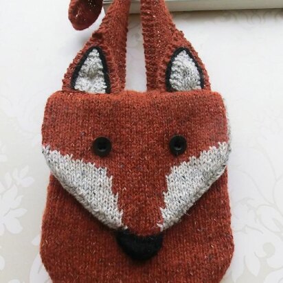 Foxy Messenger Bag - knitting pattern