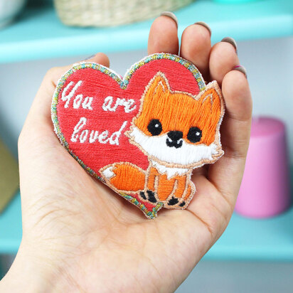 Ellbie Co. Fox Patch Embroidery Kit