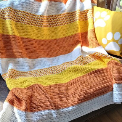 Candy Corn Afghan