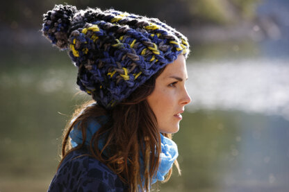 Mount Blackburn Hat in Schachenmayr Bravo Big Color -  MYM1028 - Downloadable PDF