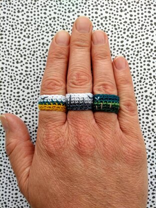 Crochet Landscape Rings