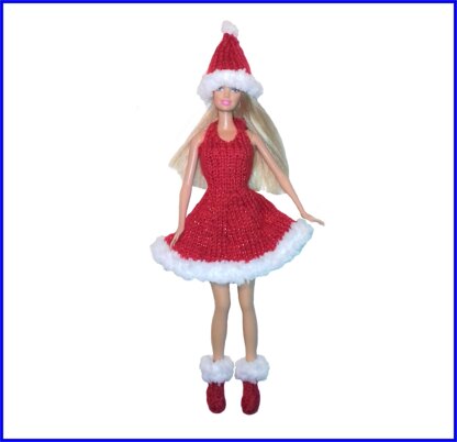 Santa and Fairy outfits for Barbie doll