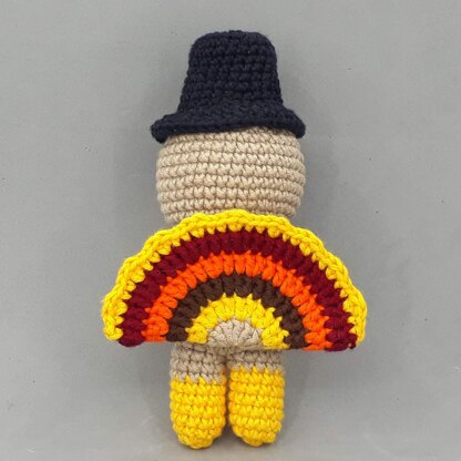 Thanksgiving turkey amigurumi