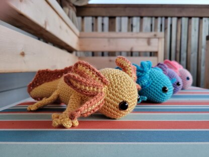 Axolotl Crochet Pattern (PDF) - Amigurumi