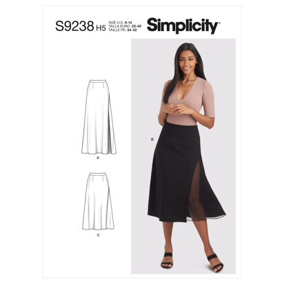 Simplicity Misses' Skirts S9238 - Sewing Pattern
