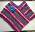 Rainbow Poncho with Flower