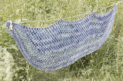 Easy Lace Shawl in a Ball