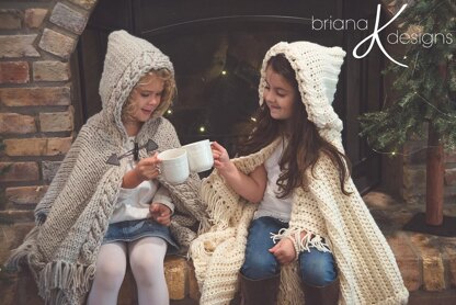 Nordic Winter Crochet Cape