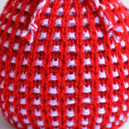 Basket Ribbed 4 Cup Teapot Cosy Knitting Pattern