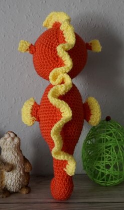 Amigurumi Häkelanleitung für das Seepferdchen Paul ♥