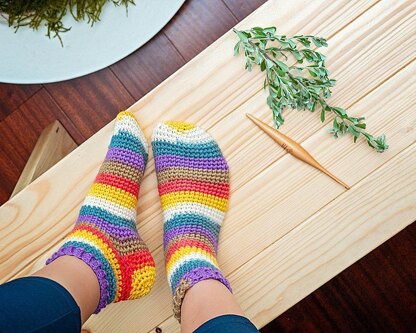 Beginner Felici Crochet Socks