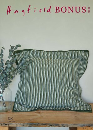 Crochet Cushion in Hayfield Bonus DK - 10262 - Downloadable PDF