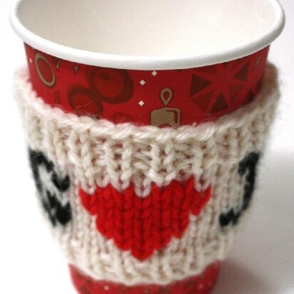 Heart warming cup sleeve