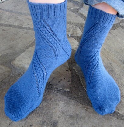 Braided Swirl Socks