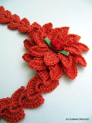 Lyubava Crochet Flower Headband Tutorial