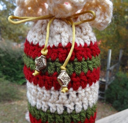 Perfect Wine Bottle Crochet Gift Bag