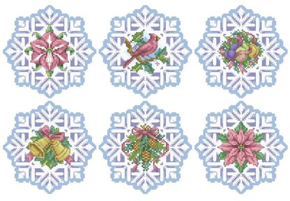 Snowflake Elegance Ornaments - PDF