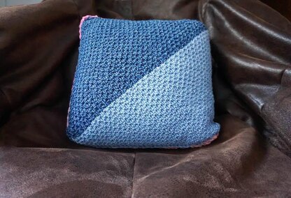 Diagonal Sand Stitch Pillow