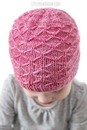 Trellis Stitch Hat