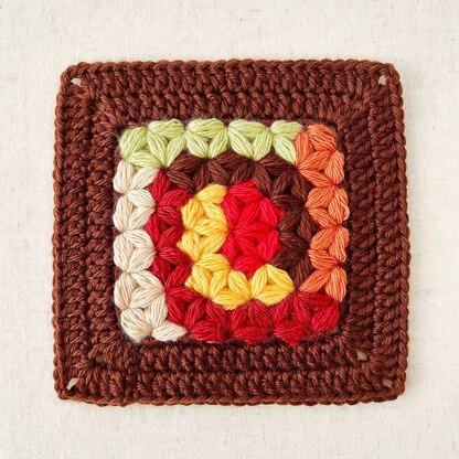 54 7 Colors Swirl Square Motif