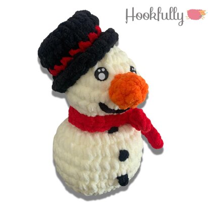 Easy snowman amigurumi