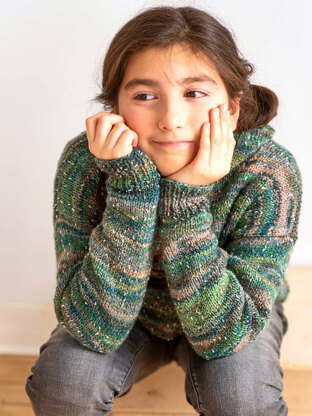 Simone Jumper in Berroco Sesame - Downloadable PDF