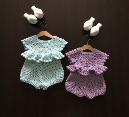 Mia Baby Girl Romper N 473