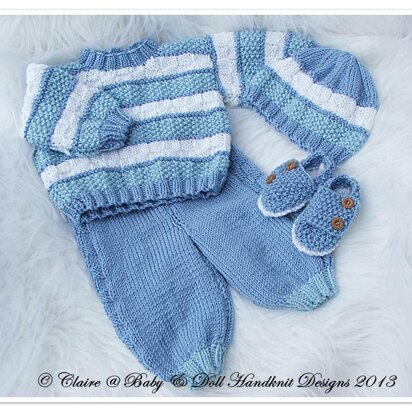 Sweater Set 16-22” dolls/newborn/0-3m baby