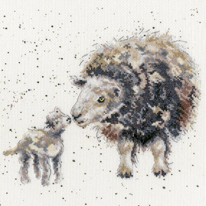 Bothy Threads Ewe and Me Cross Stitch Kit - 26cm x 26cm