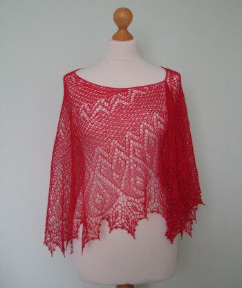 Flame of love shawl