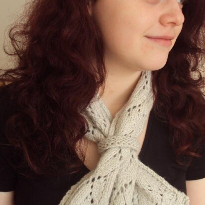 Bellflower Lace Scarf - knitting pattern